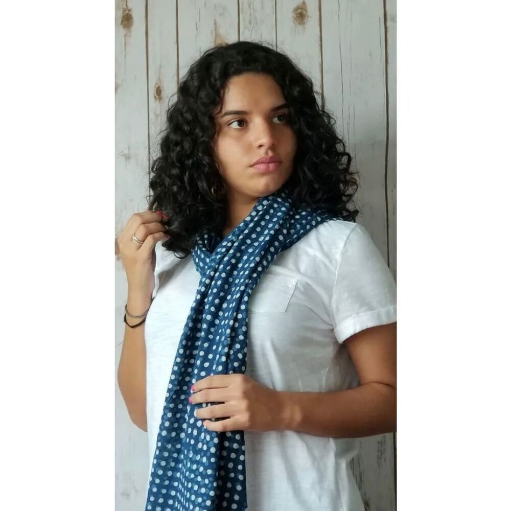 Womens Boutique Chic Polka Dot Head Neck Scarf Scarves Pashmina Wrap